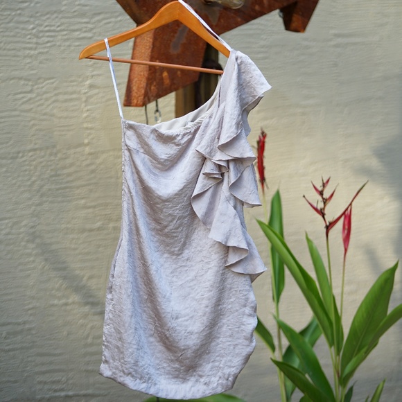 Papaya Off the Shoulder Mini Dress - Picture 1 of 2